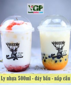 Ly nhựa 500 ml đáy bầu nắp cầu Gia Lai