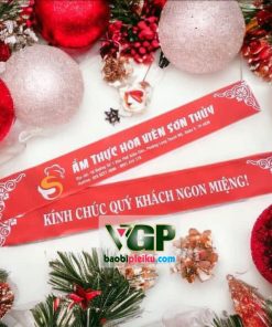 Mẫu bao đũa màu đỏ cho quán nhậu ở Pleiku Gia Lai