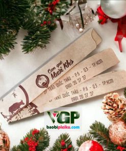 Mẫu bao đũa quán cơm màu cafe Pleiku Gia Lai